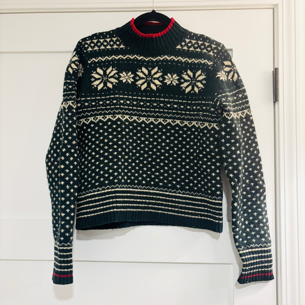 Vintage Polo Christmas Holiday Sweater, Size XS